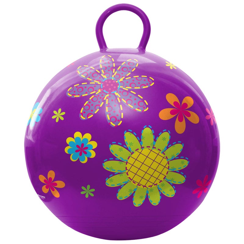 Hedstrom Hopper Ball, Hopping Ball, Jumping Ball, Flowers, 18 Inch - Image 2